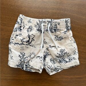 GAP Beige and Black Baby Shorts